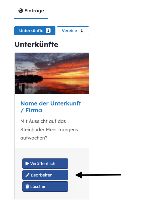 eintrag beaerbeiten Hilfe - Anleitung Kundeneintrag